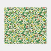 William Morris Exotic Frucht, Zitronengelb Fleecedecke (Vorderseite (Horizontal))