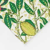 William Morris Exotic Frucht, Zitronengelb Fleecedecke (Ecke)