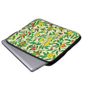 William Morris Exotic Frucht, Zitronengelb Laptopschutzhülle (Vorne Knopf)