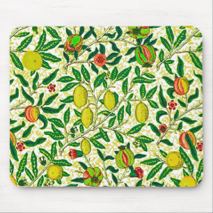 William Morris Exotic Frucht, Zitronengelb Mousepad