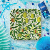 William Morris Exotic Frucht, Zitronengelb Pappteller (Party)