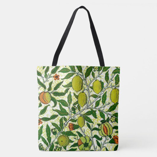 William Morris Exotic Frucht, Zitronengelb Tasche (Vorderseite)