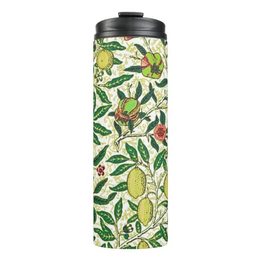 William Morris Exotic Frucht, Zitronengelb Thermosbecher (Vorderseite)