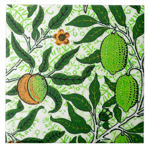 William Morris Exotische Früchte, Limettengrün Fliese