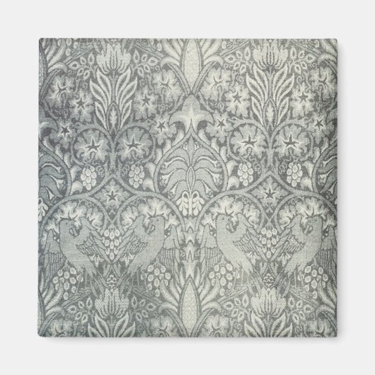 William Morris Fabric Design Grußkarte Magnet (Vorne)