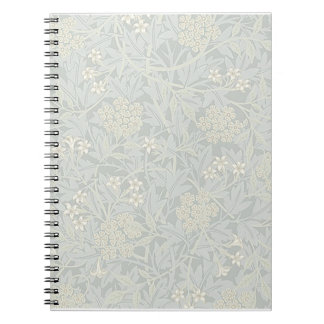 William Morris Faded Jasmine Spiral Notebook Notizblock