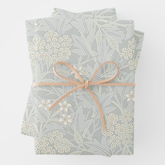 William Morris Faded Jasmine Wrapping Paper Geschenkpapier Set (Beispiel)