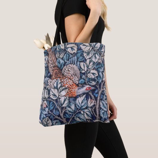 William Morris Fasan Tasche (Von Nahem)