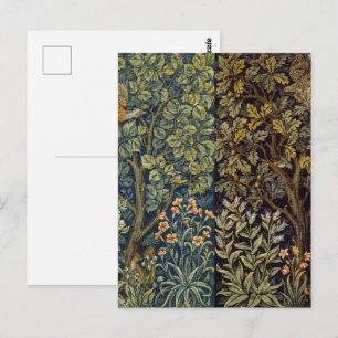 William Morris Fasan Vogel Baum Blume Postkarte