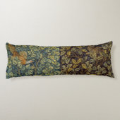 William Morris Fasan Vogel Baum Blume Seitenschläferkissen (Rückseite)