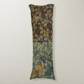 William Morris Fasan Vogel Baum Blume Seitenschläferkissen (Vorderseite Vertikal)
