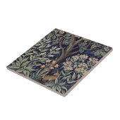 William Morris Fasan Vogel Baum Wald Fliese (Seite)