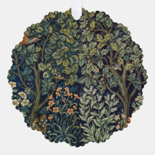 William Morris Fasan Vogel Baum Wald Ornament Karte