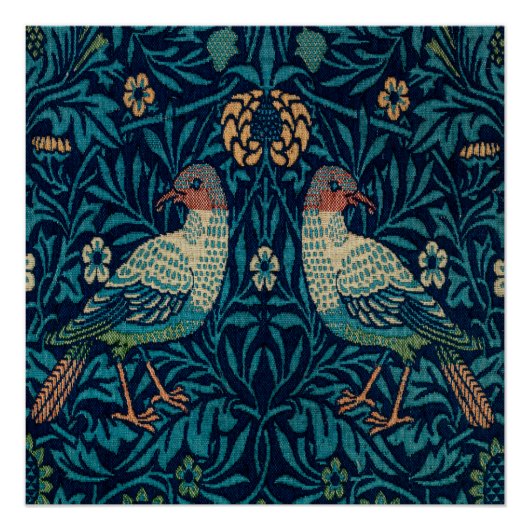 William Morris Fasanen Poster (Vorderseite)