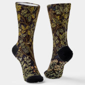 William Morris Fasanenvogel Baum Botanisch Socken (Gewinkelt)