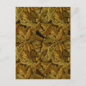 William Morris Fine Floral Wallpaper Pattern Postkarte (Vorderseite)