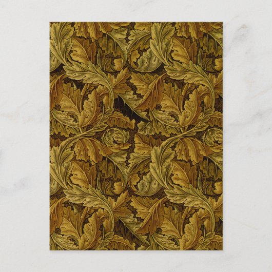 William Morris Fine Floral Wallpaper Pattern Postkarte (Vorderseite)