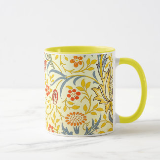William Morris Flora Floral Wallpaper Pattern Tasse