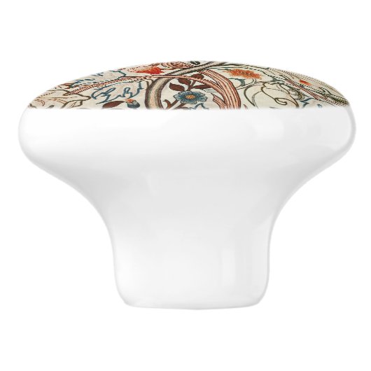 William * Morris Floral Acanthus Portiere Keramikknauf (Seitenansicht)