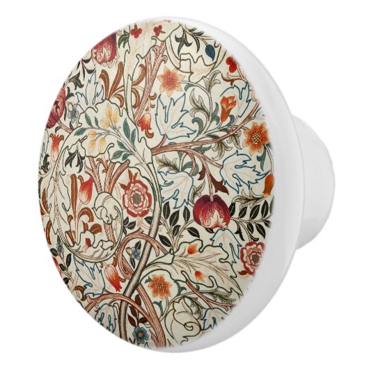 William * Morris Floral Acanthus Portiere Keramikknauf (Rechts)