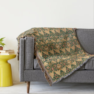 William Morris Floral Blanket Decke