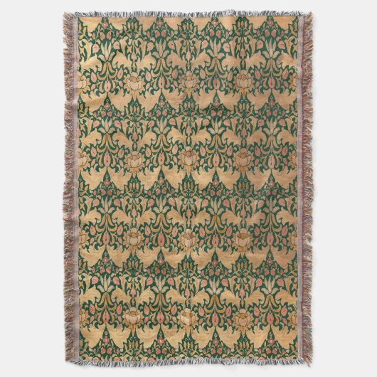 William Morris Floral Blanket Decke (Vorderseite Vertikal)