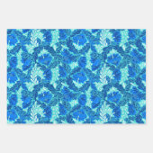 William Morris Floral, Blue, Red & Turquoise Geschenkpapier Set (Vorderseite 3)