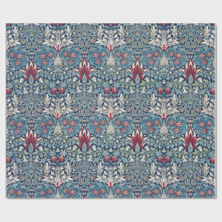 William Morris FLORAL BLUE Wrapping Paper Geschenkpapier