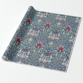 William Morris FLORAL BLUE Wrapping Paper Geschenkpapier (Ungerollt)