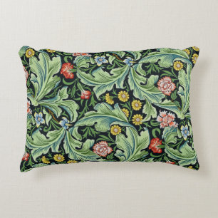 William Morris Floral Blume Carnation Pink Green Dekokissen