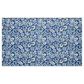 William Morris Floral Damask, Cobalt Blue & White Stoff (Fat Quarter (45,7 x 55,9 cm))