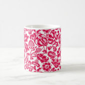 William Morris Floral Damask, Fuchsia Pink Kaffeetasse (Mittel)