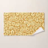 William Morris Floral Damask, Mustard Yellow Bath Badhandtuch Set (Handtuch)