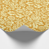 William Morris Floral Damask, Mustard Yellow Geschenkpapier (Ecke)