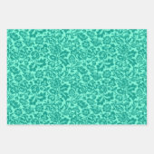 William Morris Floral Damask, Pastelle Wrapping Pa Geschenkpapier Set (Vorderseite)