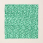 William Morris Floral Damask, Türkis und Aqua Schal<br><div class="desc">Quadratischer Schal in einem Vintagen William Morris-Blumendamasemuster,  digital verstärkt und farbig,  in sanftem Türkis auf pastellfarbenem Aquareland</div>