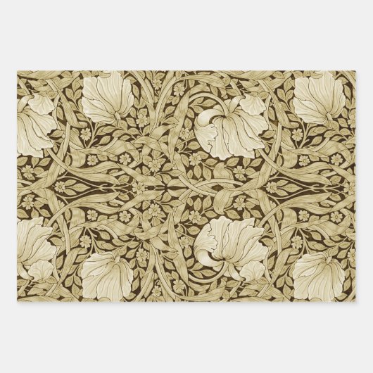 William Morris Floral Design Geschenkpapier Set (Vorderseite 3)