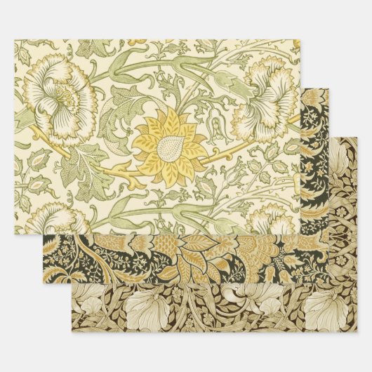 William Morris Floral Design Geschenkpapier Set (Set)