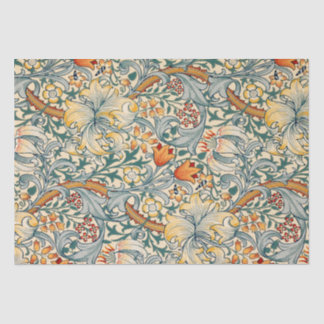 William Morris Floral Design Tissue Paper Seidenpapier