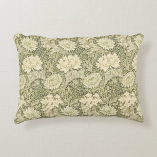 William Morris' Floral Elegante Gold & Green Dekokissen
