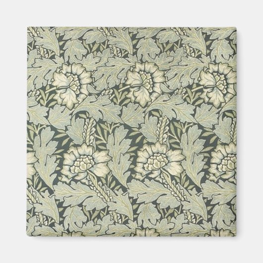 William Morris Floral Fabric Design Cards Magnet (Vorne)