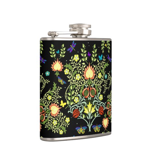 William Morris Floral Flachmann (Rechts)