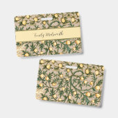 William Morris Floral Fruit Garden Blume Classic Ausweis (Vorder- & Rückseite)