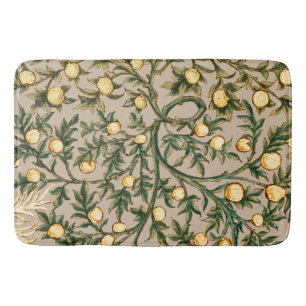 William Morris Floral Fruit Garden Blume Classic Badematte