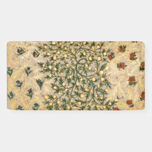 William Morris Floral Fruit Garden Blume Classic Banner