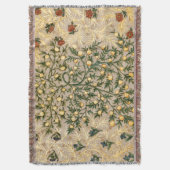 William Morris Floral Fruit Garden Blume Classic Decke (Vorderseite Vertikal)