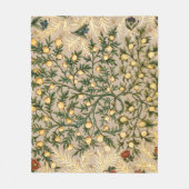 William Morris Floral Fruit Garden Blume Classic Fleecedecke (Vorderseite)