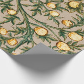 William Morris Floral Fruit Garden Blume Classic Geschenkpapier (Ecke)