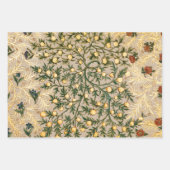 William Morris Floral Fruit Garden Blume Classic Geschenkpapier Set (Vorderseite 2)