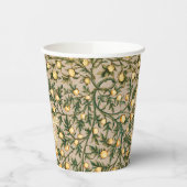 William Morris Floral Fruit Garden Blume Classic Pappbecher (Links)